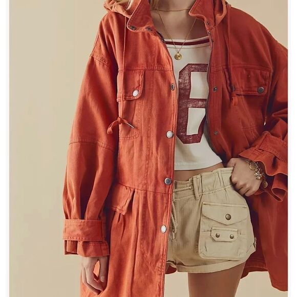 NEW FREE PEOPLE Nocturne
Oversized Parka Hooded Jacket
Spiced Brandy S
… - Picture 2 of 11